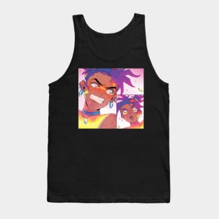 Anime Girl Cartoon Style - Manga Girl Tank Top